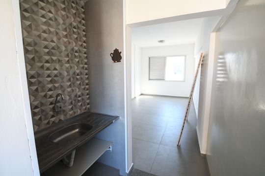 Cozinha de kitnet/studio à venda com 1 quarto, 40m² em Centro, Campinas