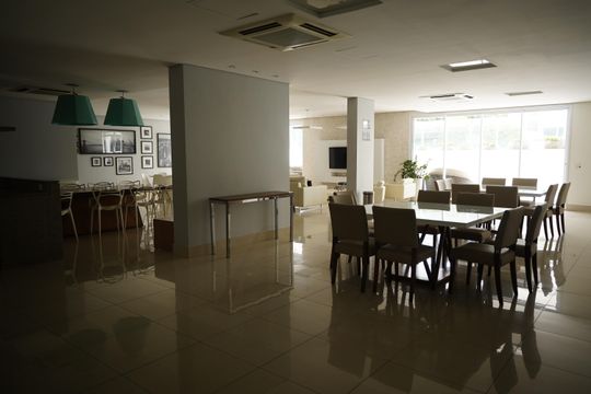 Área comum de apartamento à venda com 1 quarto, 46m² em Setor Bueno, Goiânia