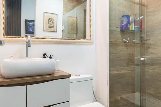 Banheiro de apartamento à venda com 2 quartos, 50m² em Imperial de São Cristóvão, Rio de Janeiro