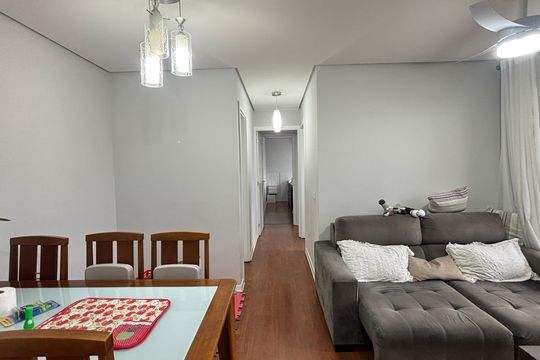 Sala de Jantar de apartamento à venda com 3 quartos, 84m² em Parque Sao Vicente, Santo André