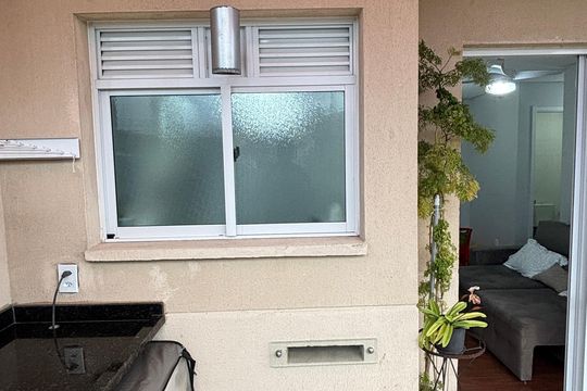 Área de Serviço de apartamento à venda com 3 quartos, 84m² em Parque Sao Vicente, Santo André
