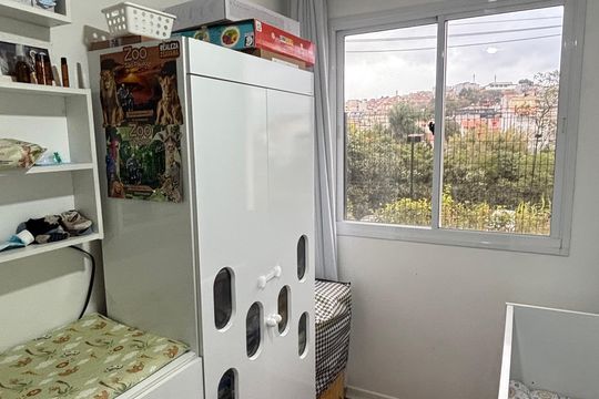 Quarto 2 de apartamento à venda com 3 quartos, 84m² em Parque Sao Vicente, Santo André