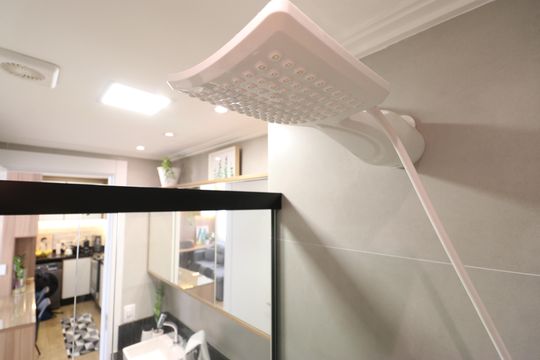 Banheiro Social de apartamento para alugar com 1 quarto, 36m² em Lapa, São Paulo