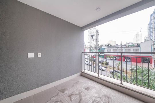 Varanda de kitnet/studio para alugar com 1 quarto, 32m² em Ipiranga, São Paulo