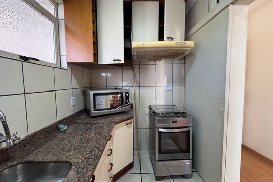 Cozinha de apartamento à venda com 2 quartos, 98m² em Centro, São Leopoldo
