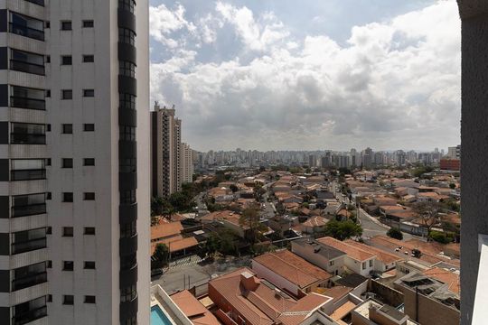 Vista da Varanda de kitnet/studio para alugar com 1 quarto, 19m² em Vila Santo Estefano, São Paulo