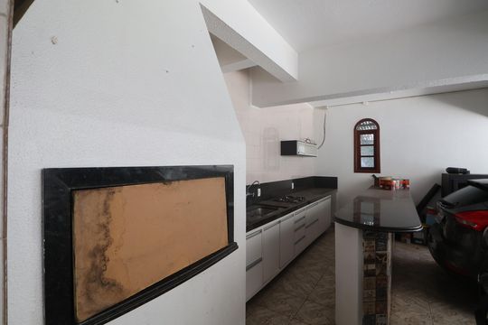 Área comum - Churrasqueira de casa para alugar com 5 quartos, 600m² em Marechal Rondon, Canoas