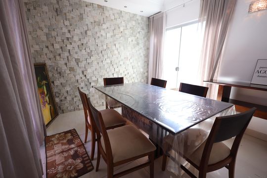 Sala de Jantar de casa de condomínio para alugar com 3 quartos, 130m² em Parque Industrial Joao Bras, Goiânia