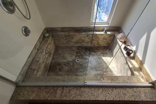 Banheiro Social de apartamento à venda com 4 quartos, 192m² em Vila Assunção, Santo André