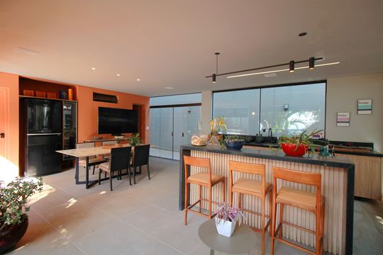 Espaço Gourmet de casa à venda com 3 quartos, 360m² em Santa Lúcia, Belo Horizonte