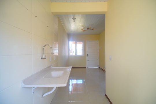 Cozinha de casa à venda com 2 quartos, 54m² em São Borja, São Leopoldo