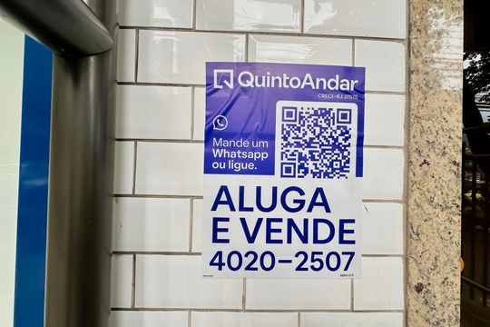 Placa de apartamento à venda com 2 quartos, 74m² em Lagoa, Rio de Janeiro