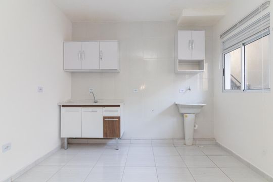 Cozinha de apartamento à venda com 1 quarto, 31m² em Jardim Coimbra, São Paulo