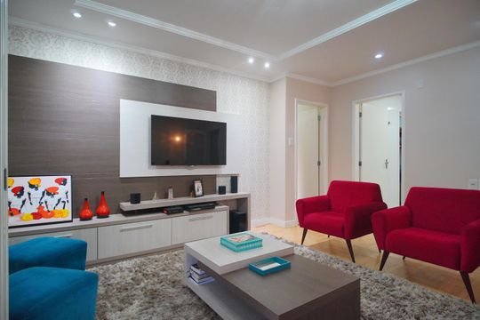 Sala de TV de casa à venda com 5 quartos, 300m² em São Jorge, Novo Hamburgo