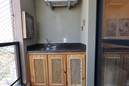 Sacada de apartamento para alugar com 1 quarto, 49m² em Jardim Palma Travassos, Ribeirão Preto