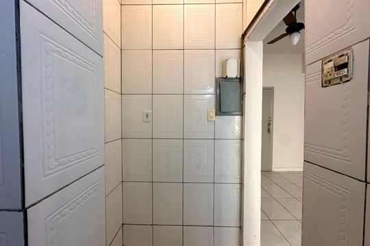 Cozinha de apartamento à venda com 1 quarto, 25m² em Santa Teresa, Rio de Janeiro