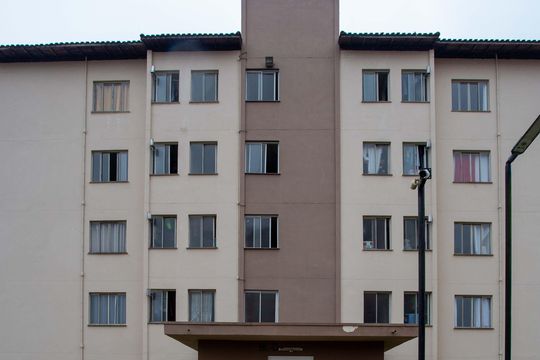 Fachada do bloco de apartamento à venda com 2 quartos, 51m² em Batistini, São Bernardo do Campo