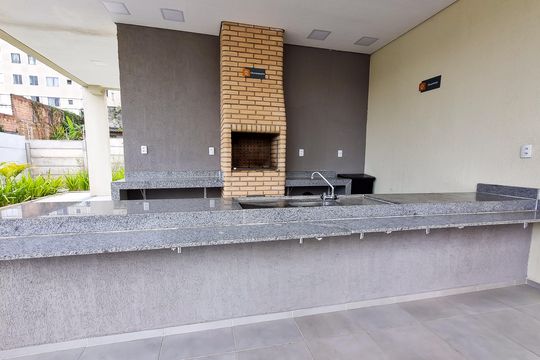 Área comum - Churrasqueira de apartamento para alugar com 2 quartos, 37m² em Morumbi, São Paulo