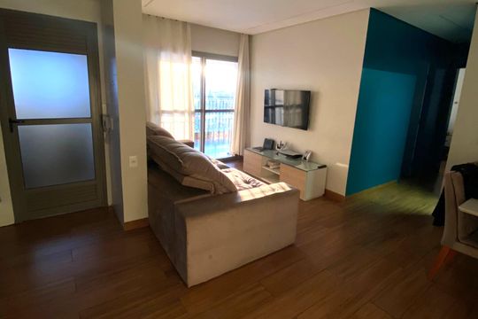 Sala de apartamento à venda com 2 quartos, 73m² em Vila Independencia, São Paulo