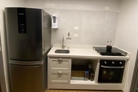 Cozinha de apartamento à venda com 2 quartos, 73m² em Vila Independencia, São Paulo