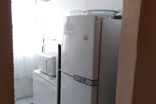 Cozinha  de apartamento à venda com 2 quartos, 61m² em Centro, Guarulhos