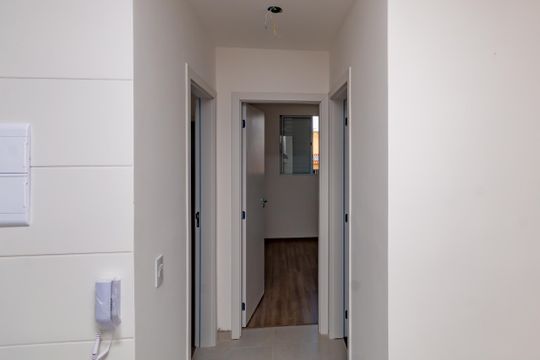 Corredor de apartamento à venda com 2 quartos, 54m² em Santa Branca, Belo Horizonte
