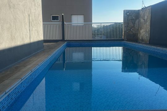 Área comum - Piscina de apartamento para alugar com 2 quartos, 50m² em Cemucam, Cotia