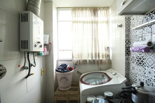 Área de serviço de apartamento à venda com 2 quartos, 60m² em Taquara, Rio de Janeiro