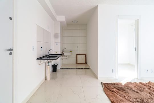 Cozinha de apartamento à venda com 2 quartos, 35m² em Jaguaré, São Paulo