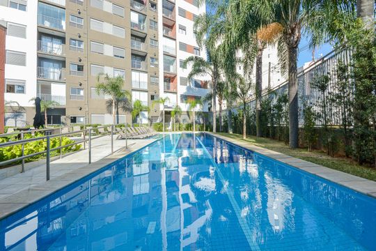 Área comum - Piscina de apartamento para alugar com 2 quartos, 46m² em Jardim Marajoara, São Paulo
