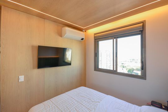 Quarto  de apartamento para alugar com 2 quartos, 46m² em Jardim Marajoara, São Paulo