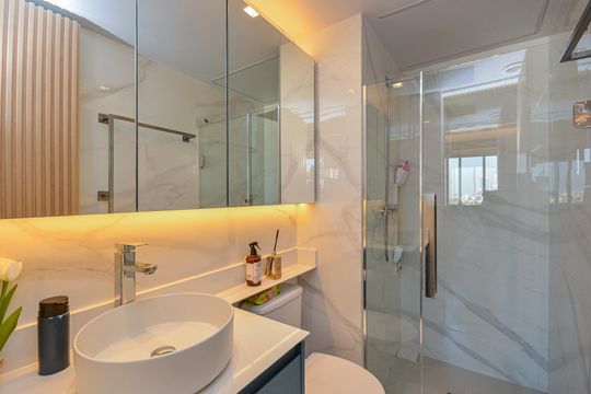 Banheiro de apartamento para alugar com 2 quartos, 46m² em Jardim Marajoara, São Paulo