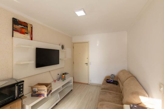 Sala de apartamento à venda com 1 quarto, 40m² em Campos Elíseos, São Paulo