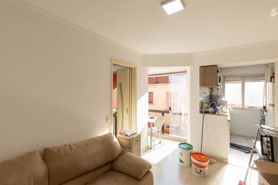 Sala de apartamento à venda com 1 quarto, 40m² em Campos Elíseos, São Paulo