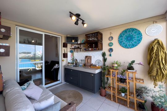 Varanda de apartamento à venda com 3 quartos, 78m² em Vila Dom Pedro I, São Paulo