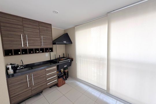 Varanda gourmet de apartamento à venda com 2 quartos, 86m² em Jardim Flor da Montanha, Guarulhos