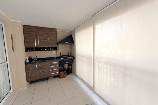 Varanda gourmet de apartamento à venda com 2 quartos, 86m² em Jardim Flor da Montanha, Guarulhos