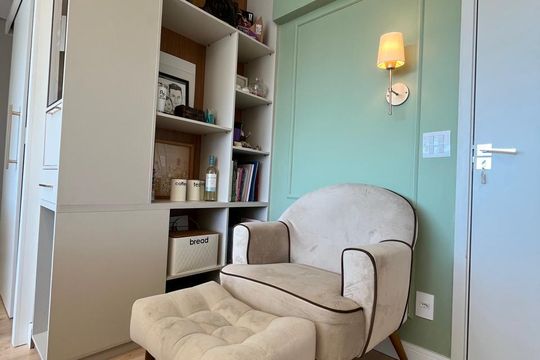 Quarto de apartamento à venda com 2 quartos, 64m² em Tamboré, Barueri