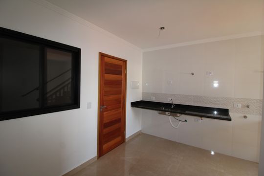Cozinha de kitnet/studio à venda com 1 quarto, 22m² em Jardim São Paulo, São Paulo