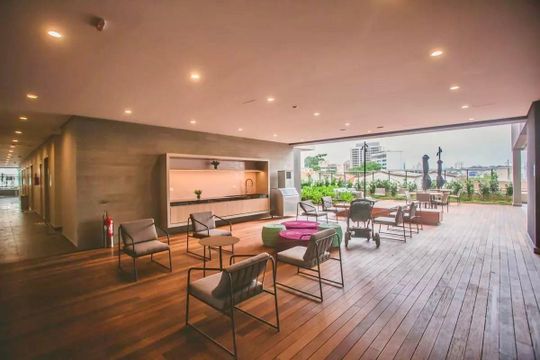 Área comum de kitnet/studio para alugar com 1 quarto, 26m² em Vila Clementino, São Paulo