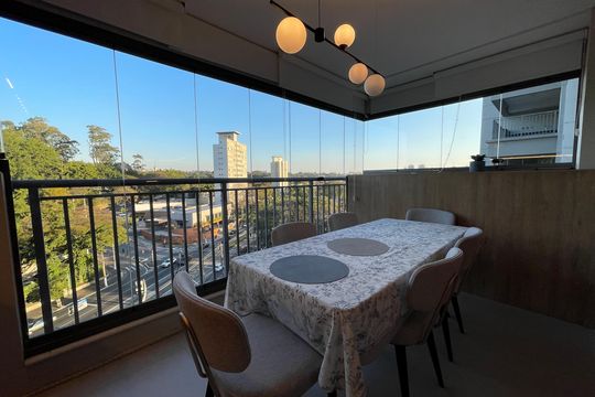 Varanda da Sala de apartamento para alugar com 2 quartos, 72m² em Butantã, São Paulo