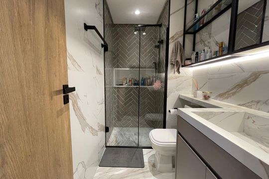 Banheiro da Suíte de apartamento para alugar com 2 quartos, 72m² em Butantã, São Paulo