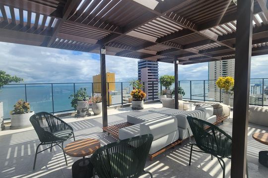 Área comum - Espaço gourmet de kitnet/studio para alugar com 1 quarto, 27m² em Vitória, Salvador