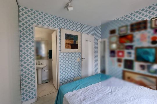 Suíte  de apartamento à venda com 3 quartos, 82m² em Vila Olímpia, São Paulo