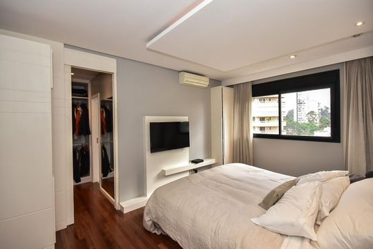 Suíte 3 de apartamento para alugar com 3 quartos, 178m² em Jardim Panorama, São Paulo