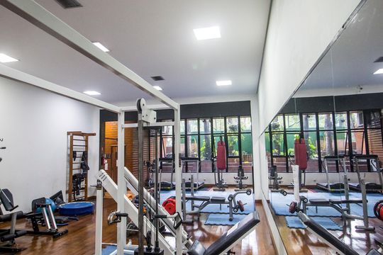 Área comum de apartamento para alugar com 1 quarto, 55m² em Alphaville Industrial, Barueri