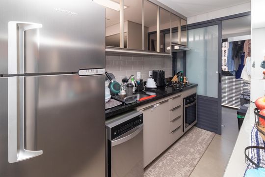 Cozinha de apartamento à venda com 3 quartos, 75m² em Perdizes, São Paulo