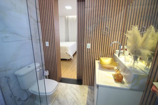 Banheiro do Quarto 3 de casa à venda com 4 quartos, 530m² em Inconfidentes, Contagem