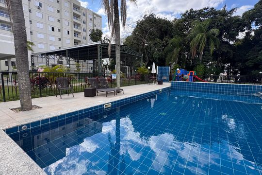 Área comum - Piscina de apartamento para alugar com 2 quartos, 57m² em Jardim Nova Europa, Campinas
