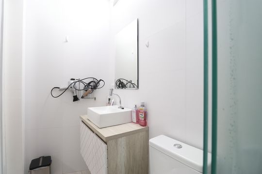 Banheiro da Suíte 1 de casa à venda com 2 quartos, 105m² em Bom Retiro, São Paulo